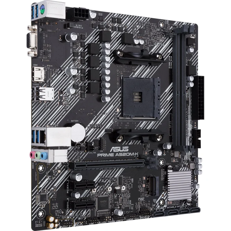 ASUS PRIME A520M-K - micro ATX, AMD A520, Sockel AM4, Dual-channel DDR4-SDRAM (90MB1500-M0EAY0) – Bild 5