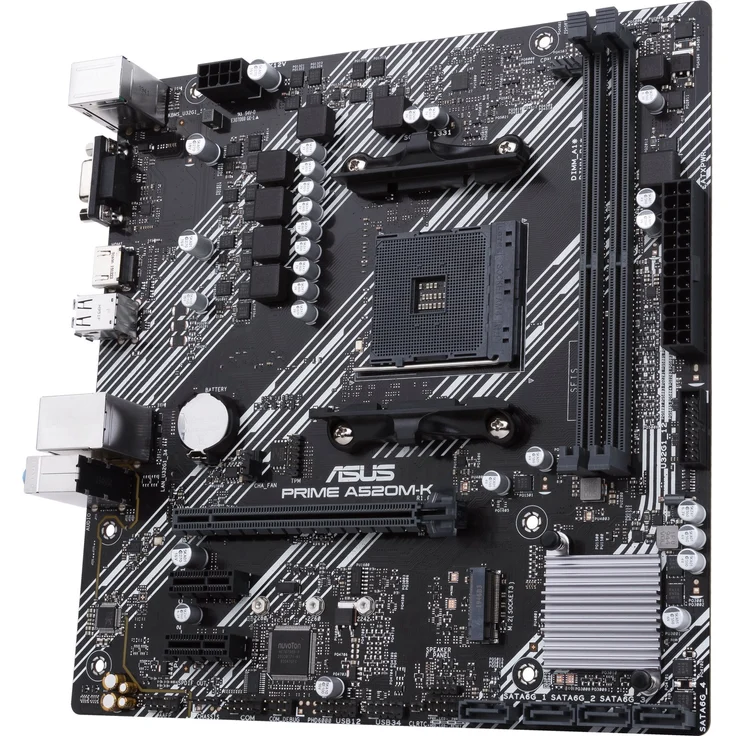ASUS PRIME A520M-K - micro ATX, AMD A520, Sockel AM4, Dual-channel DDR4-SDRAM (90MB1500-M0EAY0) – Bild 7