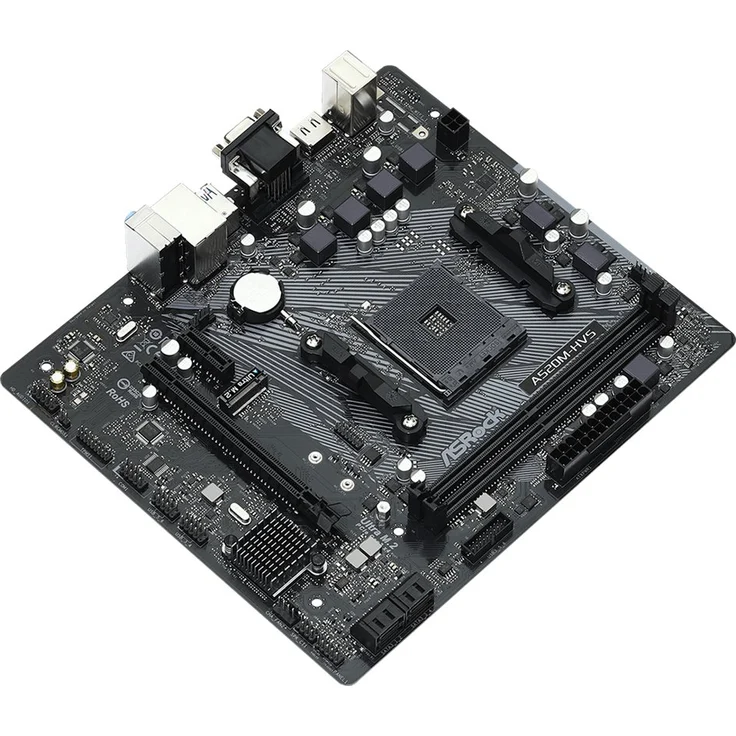 Asrock A520M-HVS - micro ATX, AMD A520, Sockel AM4, Dual-channel DDR4-SDRAM (90-MXBE60-A0UAYZ) – Bild 5