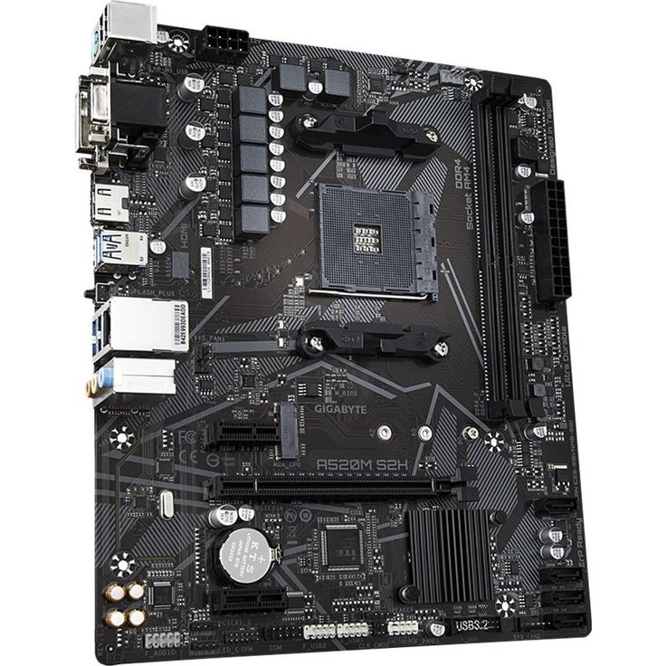 Gigabyte A520M S2H - micro ATX, AMD A520, Sockel AM4, Dual-channel DDR4-SDRAM (A520M S2H) – Bild 4