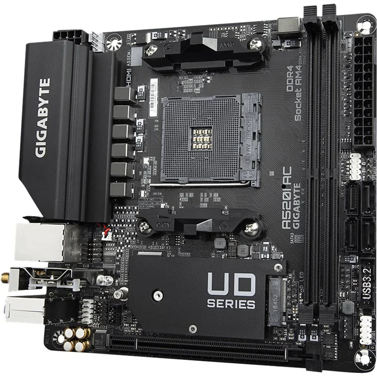 Gigabyte A520I AC - Mini-ITX, AMD A520, Sockel AM4, Dual-channel DDR4-SDRAM (A520I AC) – Bild 5