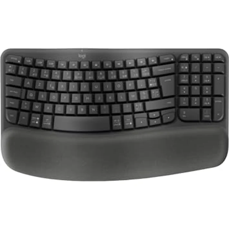 Logitech Wave Keys, kabellose AZERTY Tastatur mit Bluetooth 5.1, Graphit – Bild 8