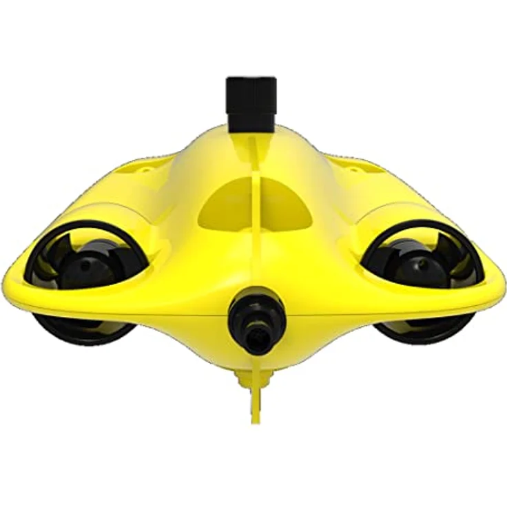 Chasing Gladius Mini Drone S, Unterwasser-Roboter mit 4K UHD Kamera, 200 m Reichweite, gelb, inkl. Direct-Connect Fernsteuerung, 64GB SD Karte, GoPro Befestigungssockel, Anti-Stuck Motor – Bild 3