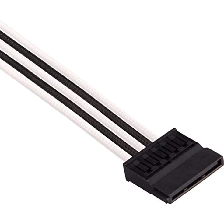 Corsair Premium Sleeved Netzteil Pro-Kabel-Set Typ4 (Generation 4-Serie) Weiß-Schwarz – Bild 5