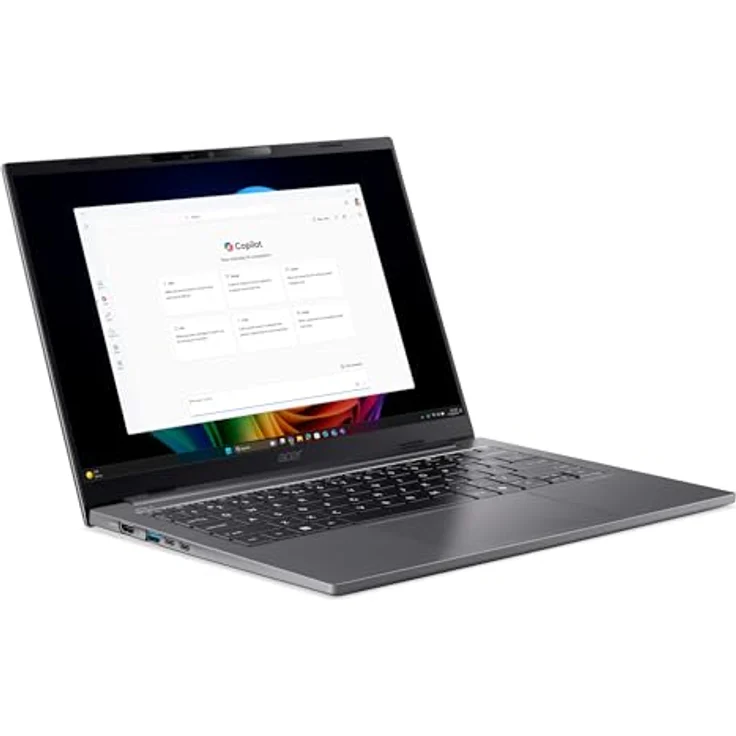Acer TravelMate X4, 14" Notebook mit Intel Core Ultra 5, 32 GB RAM, 2000 GB SSD, WUXGA-Display, Grau – Bild 3