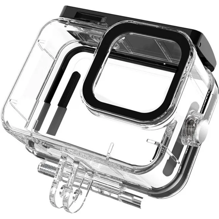 TELESIN 45 m Waterproof Case & Diving Lens Kit für GoPro HERO 9-13, Polycarbonat Gehäuse mit 3 Farbfiltern und Edelstahlknöpfen
