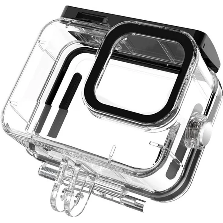 TELESIN 45 m Waterproof Case & Diving Lens Kit für GoPro HERO 9-13, Polycarbonat Gehäuse mit 3 Farbfiltern und Edelstahlknöpfen