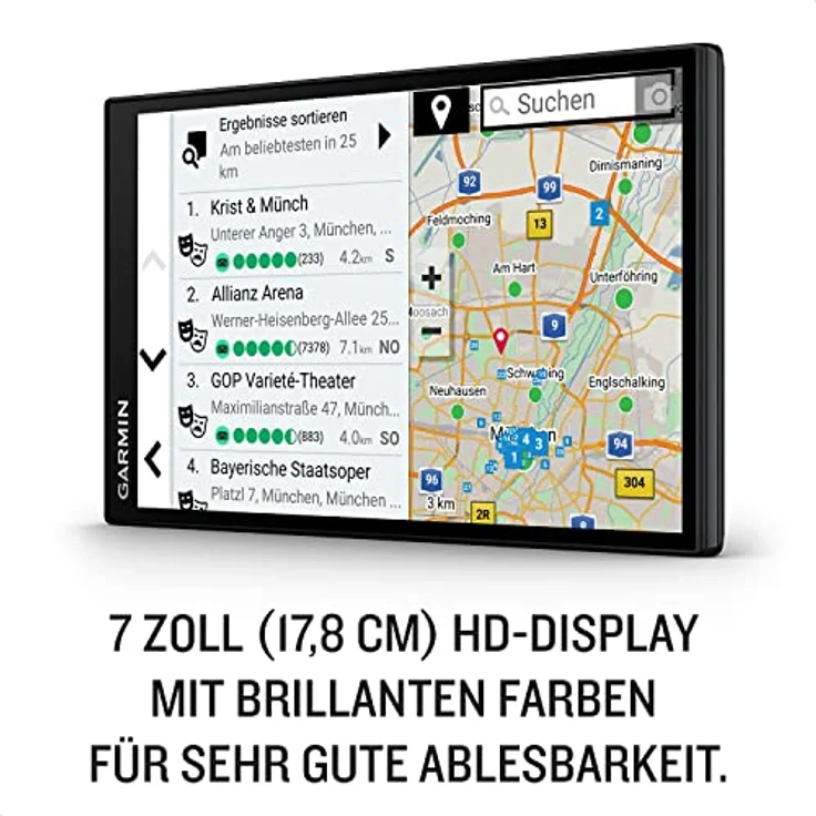 Garmin DriveSmart 76 MT-S, Navigationsgerät mit 7 Zoll HD-Display, Amazon Alexa, 3D-Europakarten, Verkehrsinfos in Echtzeit, Umweltzonen – Bild 3