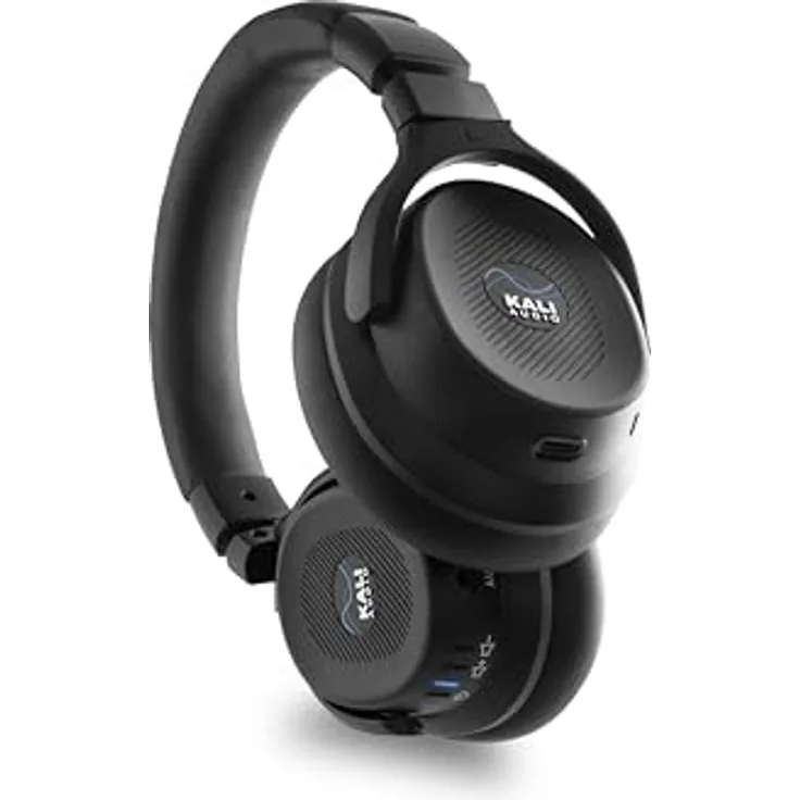 Kali Audio HP-1, Over-Ear Kopfhörer mit Kabel- & Bluetooth, aktive Geräuschunterdrückung, 40h Akkulaufzeit, 3 wählbare Klangmodi für Mixing & Gaming, Schwarz