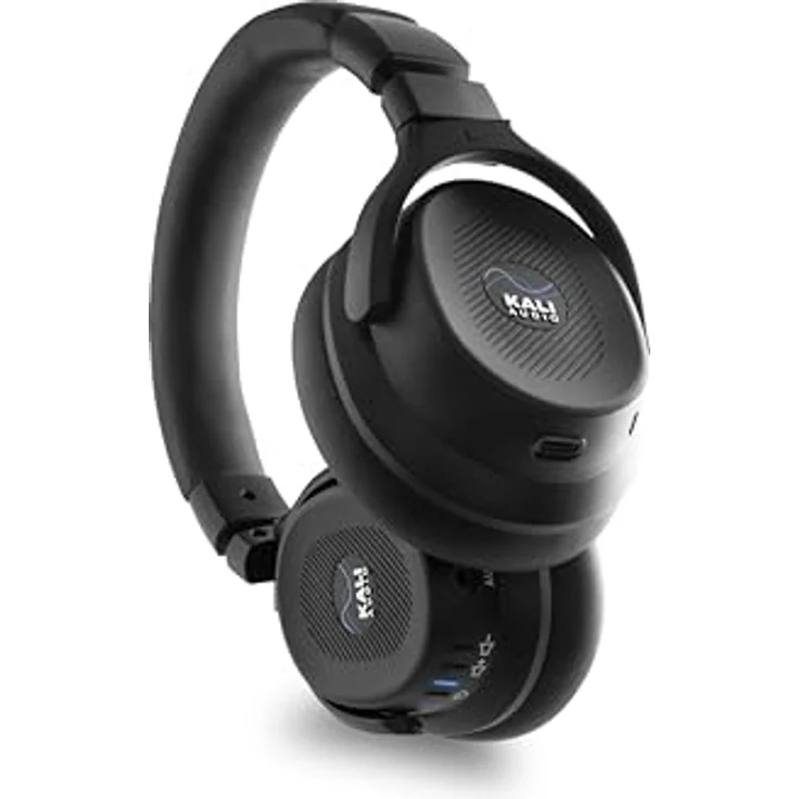 Kali Audio HP-1, Over-Ear Kopfhörer mit Kabel- & Bluetooth, aktive Geräuschunterdrückung, 40h Akkulaufzeit, 3 wählbare Klangmodi für Mixing & Gaming, Schwarz – Bild 1