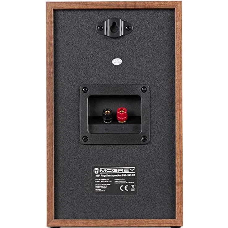 McGrey BMS-80 BR Micro-Stereo Anlage - 80 Watt, braune Walnuss-Holz-Optik – Bild 4