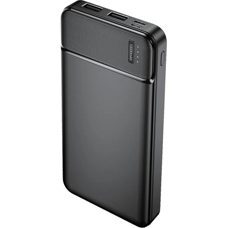 MaxLife Maxlife 10.000mAh Powerbank mit 2x 2.4A USB-Anschlüssen - Schwarz