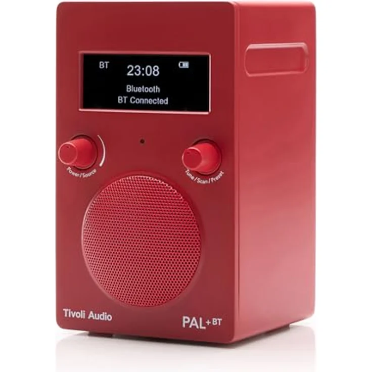 Tivoli Audio PAL+ BT3, DAB+ & FM Radio mit Bluetooth, wetterfest, Akku bis 10 Stunden, rot – Bild 4