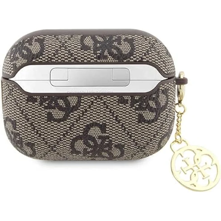 Guess GUAP2G4GSMW AirPods Pro 2 Hülle, Polycarbonat/Kunstleder, Braun, 4G Charm Collection – Bild 2
