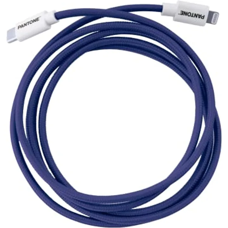 Celly USB-C-auf-Lightning-Kabel, kompatibel mit Apple-Geräten und iOS-Systemen, Länge 1,5 m, unterstützt 60 W, PVC-Stecker und Nylon-Beschichtung, Blau