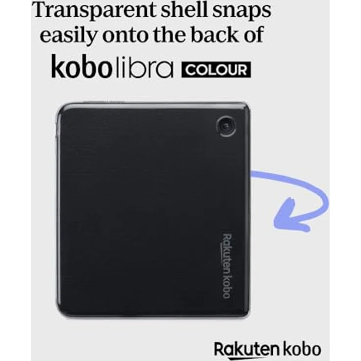 Kobo Libra Colour Clear Case | Slim & Lightweight Design | Anti-Slip & Scratch Resistant | Compatible with 7" Kobo Libra Colour eReader – Bild 5