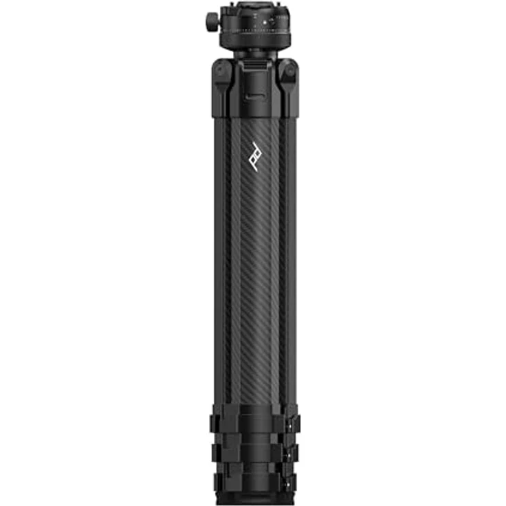Peak Design Pro Tripod, schwarz, Stativ mit 18,1 kg Tragkraft und Pro-Kugelkopf mit Fluid Schwenk-Funktion – Bild 2