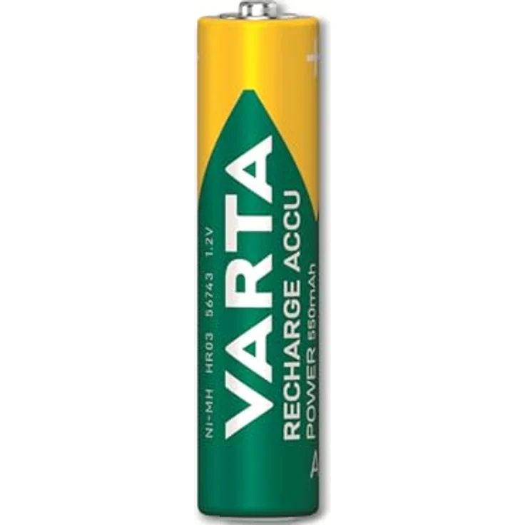 Varta Ready2Use HR03 4pcs Nickel Metall-Hydrid 550mAh Wiederaufladbare Batterie - Wiederaufladbare Batterien (550 mAh, Nickel-Metallhydrid (NiMH), AAA, 4 Stück(e)) – Bild 3