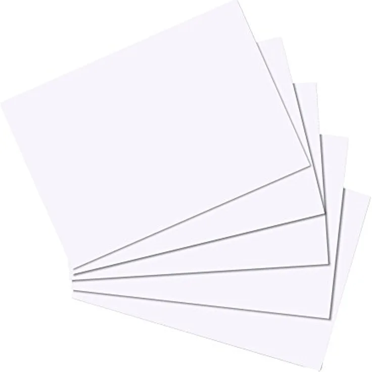 Karteikarten A5 Herlitz 10621308 blanko weiß