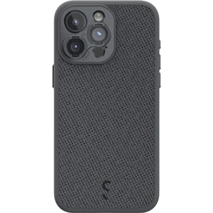 ShiftCam Camera Case S.Mount für iPhone 15 Pro Max, Kamera-Hülle mit 2-Meter-Sturzschutz und schnell wechselbarem Objektiv-System, Grau