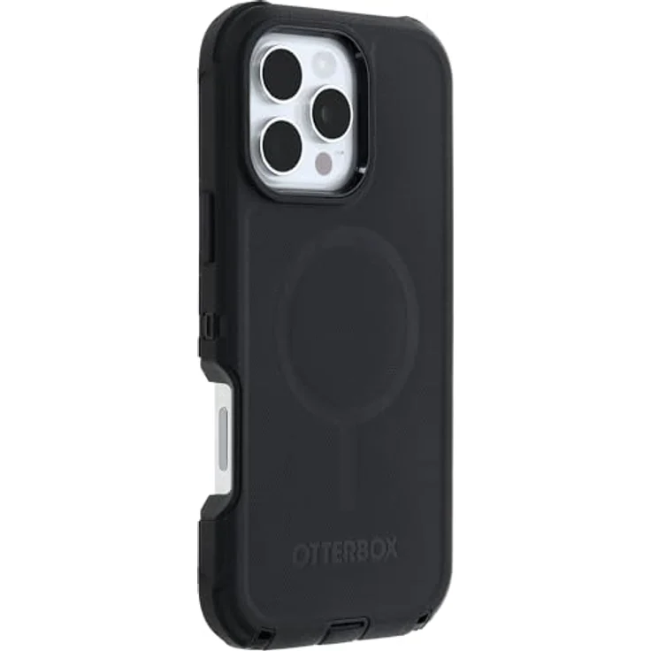 OtterBox Defender Series MagSafe Hülle für iPhone 16 Pro Max, stoßfest, sturzsicher, extrem robust, Schutzhülle, 7X getestet nach Militärstandard, Schwarz – Bild 4