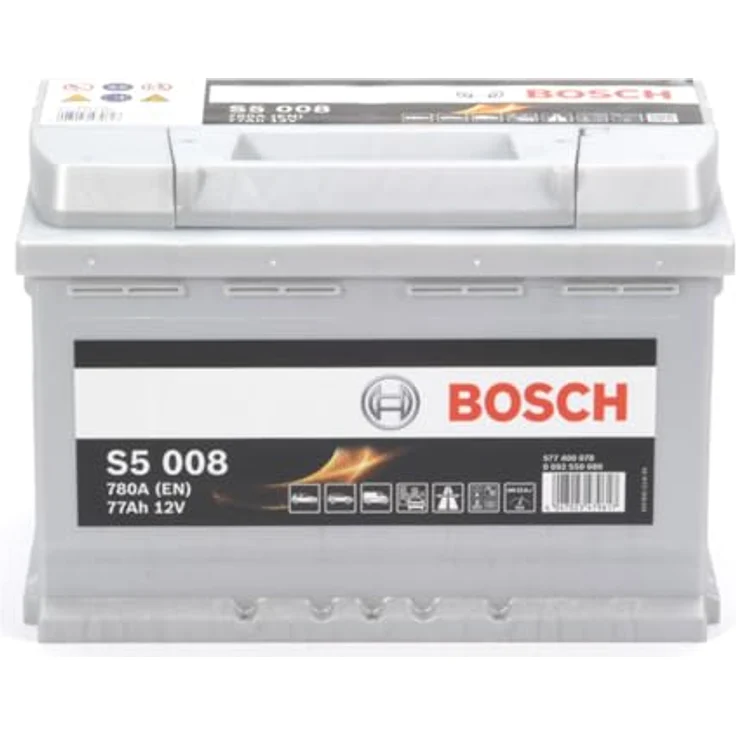 Bosch S5 008, Autobatterie 12V 77Ah 780A, wartungsfrei mit PowerFrame®-Technologie – Bild 2