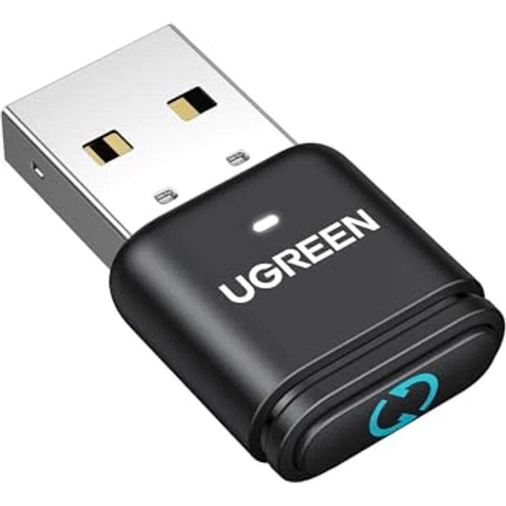 UGREEN Bluetooth 5.3 Adapter für PC, mit Maus Jiggler Funktion, Dongle für 5 Geräte gleichzeitig, Plug & Play, unterstützt Windows 8.1/10/11 – Bild 1
