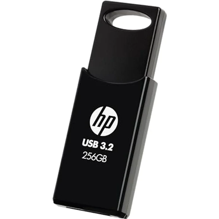 HP 712w USB 3.2 Gen 1 Flash Drive, 256GB, schwarz, bis zu 120 MB/s Lesegeschwindigkeit, langlebiges Schiebe-Design – Bild 4