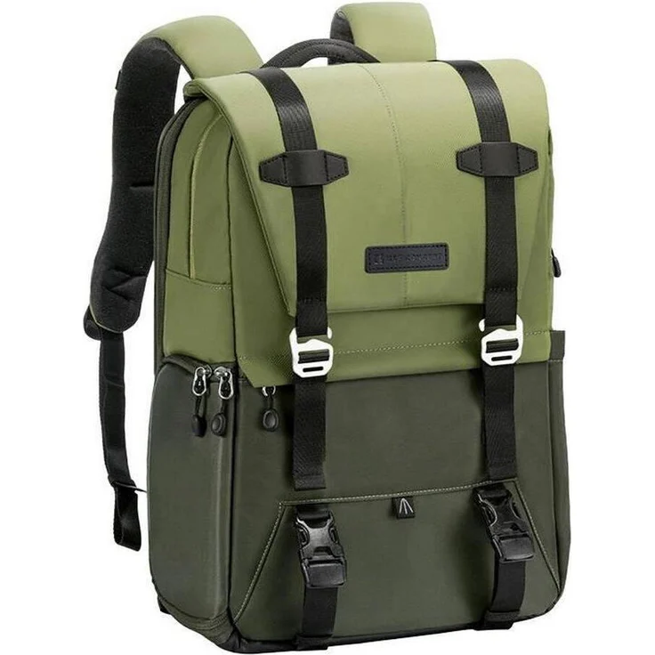 K&F Concept Beta V2 20L Foto-Rucksack, ergonomische Kameratasche mit wasserdichtem 900D-Nylon, Grün