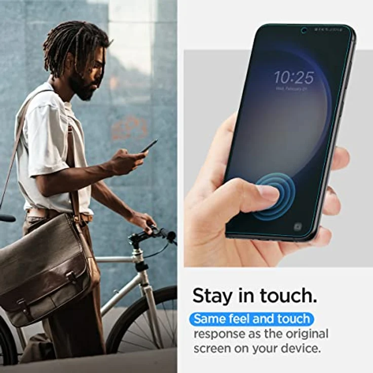 Spigen NeoFlex Solid Schutzfolie für Samsung Galaxy S23 Plus, 2 Stück, Kratzfest, PET Film, Wasserinstallation, Ultra Klar – Bild 5
