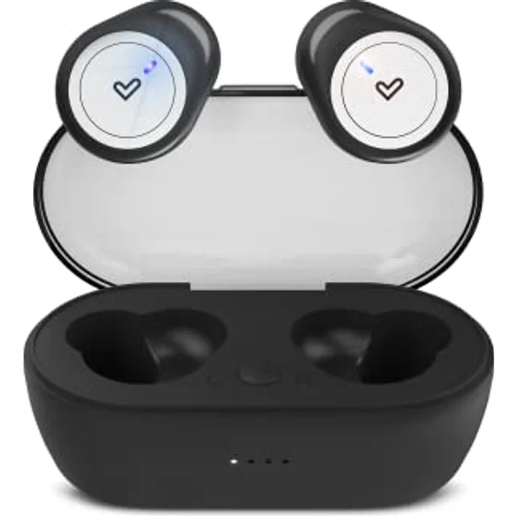 Energy Sistem Earphones Urban 1 True Wireless Black(Bluetooth Kabellose Ohrhörer mit eingebautem Mikrofon, Ladebox, In-Ear-Kopfhörer für iPhone Samsung, Huawei, BT 5.0, Open&Play,Charging Case)Schwarz – Bild 8