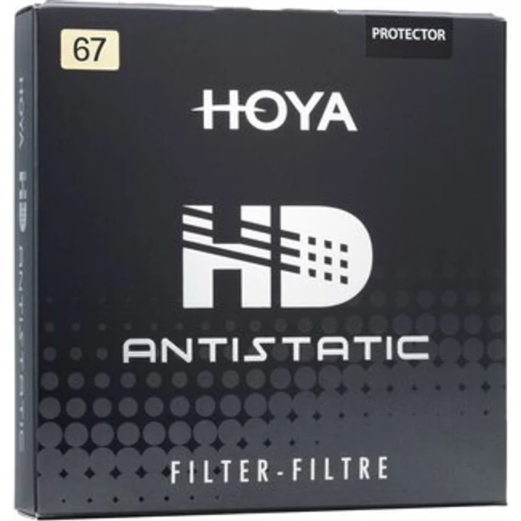 Hoya 67mm Protector HD Antistatic, Kamera-Filter aus chemisch verstärktem optischen Glas mit 99,6% Lichtdurchlässigkeit und antistatischer Beschichtung