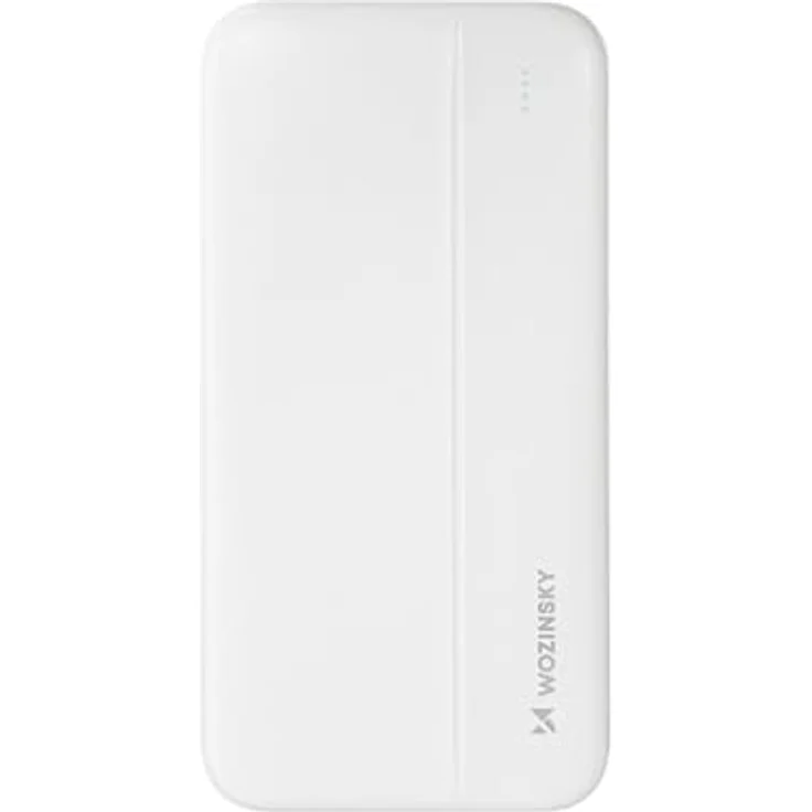 Wozinsky WPBWE1 Powerbank 10000mAh, 2 x USB, weiß, leicht und reisefreundlich mit Schutzfunktionen – Bild 10