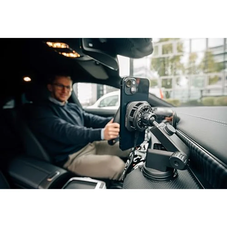 Verbatim Magnetic Wireless Car Charger, Qi2 Schnellladung bis zu 15W mit Ice-Kühlsystem und flexibler Montage – Bild 7
