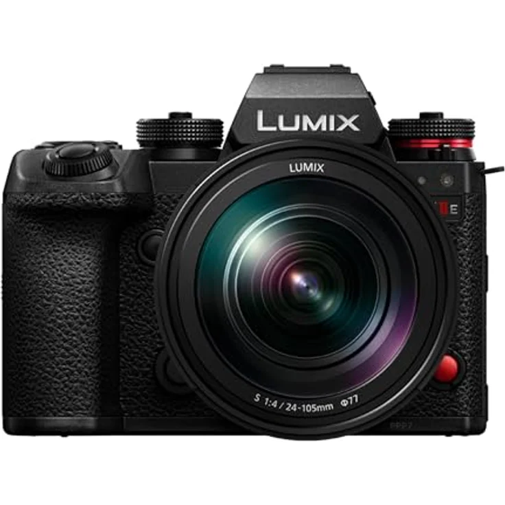 Panasonic LUMIX S1IIE Vollformat Kamera, 24MP, 6K 30p Video, Active I.S., L-Mount, inklusive 24-105mm Objektiv F4 – Bild 1