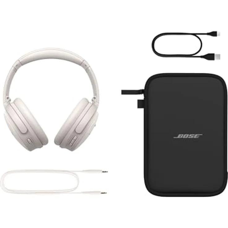 Bose QuietComfort SC, Kabellose Kopfhörer mit Mikrofon, Noise-Cancelling, bis zu 24 Stunden Akkulaufzeit, klassisches Design – Bild 6