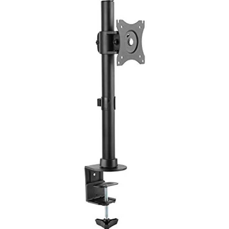 RICOO Monitor Halterung Tisch, VESA Tischhalterung für 12-27 Zoll, Monitorhalterung 1 Monitor Arm TS7011, Bildschirmhalterung Monitorarm Bildschirm Halter Monitorhalter, Arme für Computermonitore