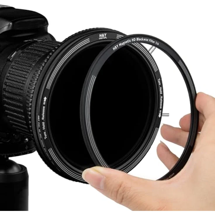 H&Y Magnetfilter ND4 für REVORING 58-77 mm, Lichtreduktion um 2 Blendenstufen, magnetisch haftend – Bild 4