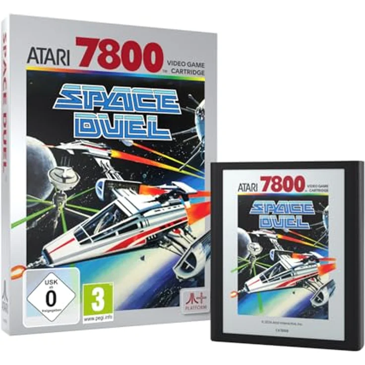 Atari Space Duel (Atari 7800+) Cartridge, PC-Games - Ein Kampf gegen tödliche Weltraumsporen – Bild 3