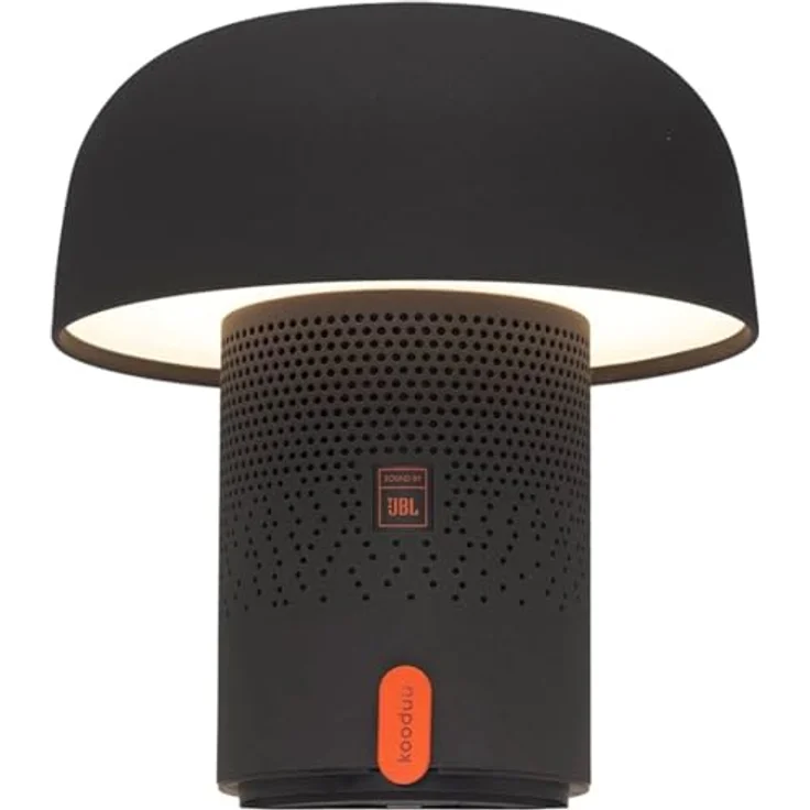 Kooduu Sensa Play, LED-Lampe mit Bluetooth und JBL Sound, 10W, IP53, Anthrazit – Bild 1
