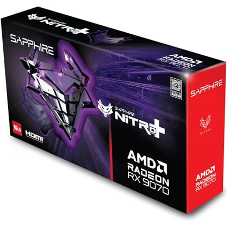 Sapphire Nitro+ AMD Radeon™ RX 9070 Gaming OC 16GB DUAL HDMI/DUAL DP, Grafikkarte mit RX9070 – Bild 3