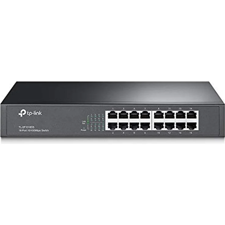 TP-LINK TL-SF1016DS 16 Port Netzwerk Switch (lüfterloses Passivkühlkonzept) – Bild 2