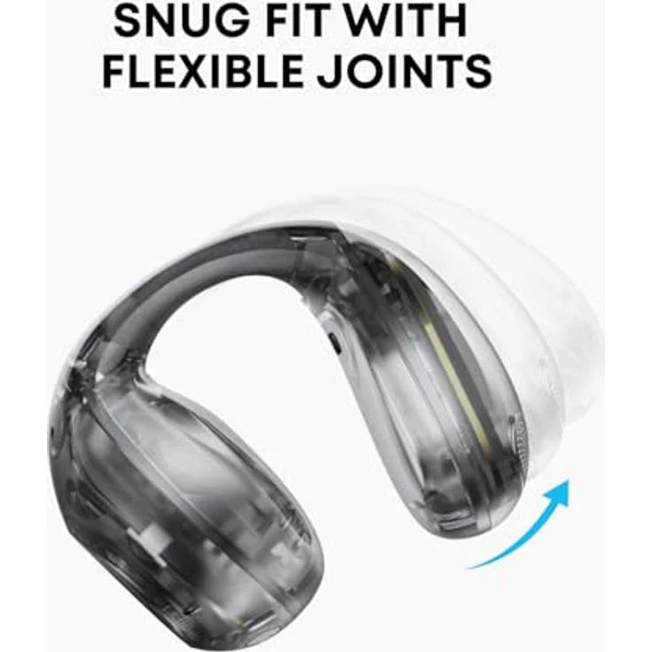Anker soundcore C40i, Open-Ear Earbuds mit Clip-On Design, Noise Cancelling für Anrufe, flexible Passform und Tastensteuerung – Bild 3