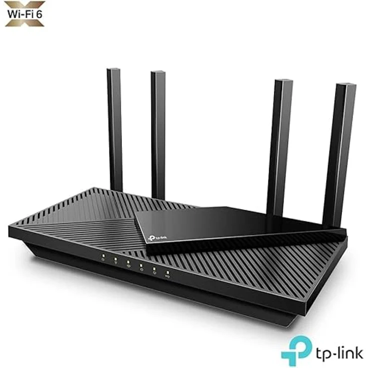TP-Link Next-Gen Wi-Fi 6 AX3000 Mbps Gigabit Dual Band Wireless Router, OneMesh Supported, 1× USB 3.0 Port, Ideal for Gaming Xbox/PS4/Steam and 8K, Compatible with Alexa (Archer AX55) – Bild 2
