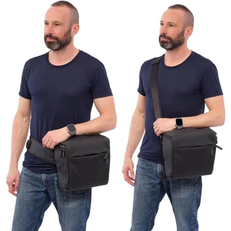 Shimoda Strada Laterale 22, Fotorucksack für Kameras, 22 l, wasserabweisend, Schwarz – Bild 6