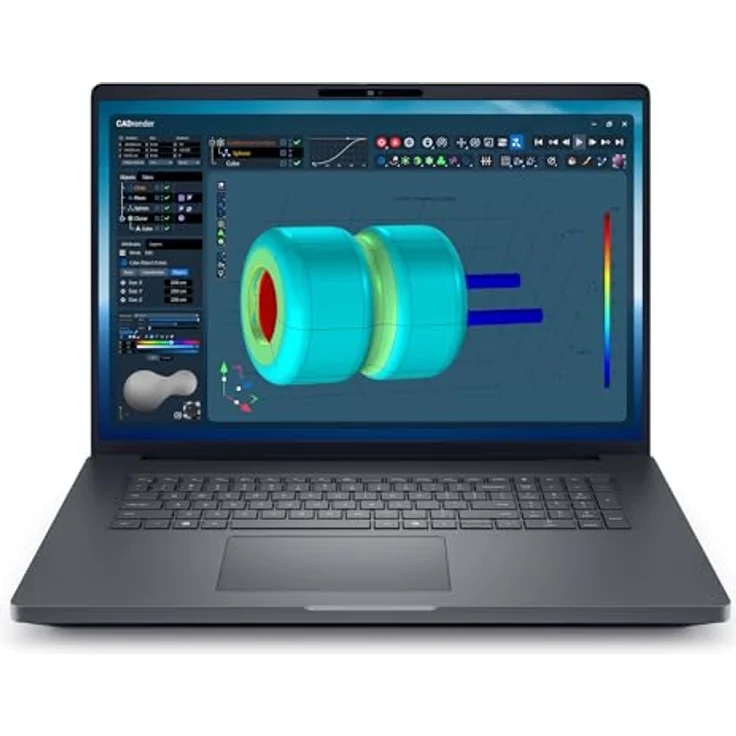 Dell PRO MAX PLUS 18 MB18250, 18" Notebook mit Intel Core Ultra 7, 32 GB RAM, 1 TB SSD und Quad HD+ Display, Schwarz – Bild 2