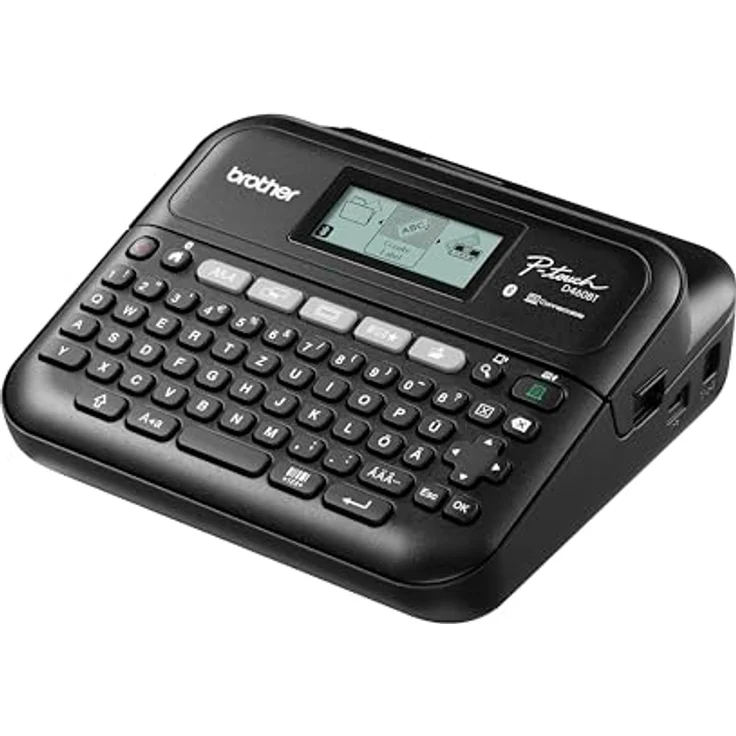 Brother PT-D460BT Beschriftungsgerät für das Homeoffice und Büro (für 3, 5 bis 18 mm breite TZE-Schriftbänder, mit Bluetooth-Schnittstelle) – Bild 2