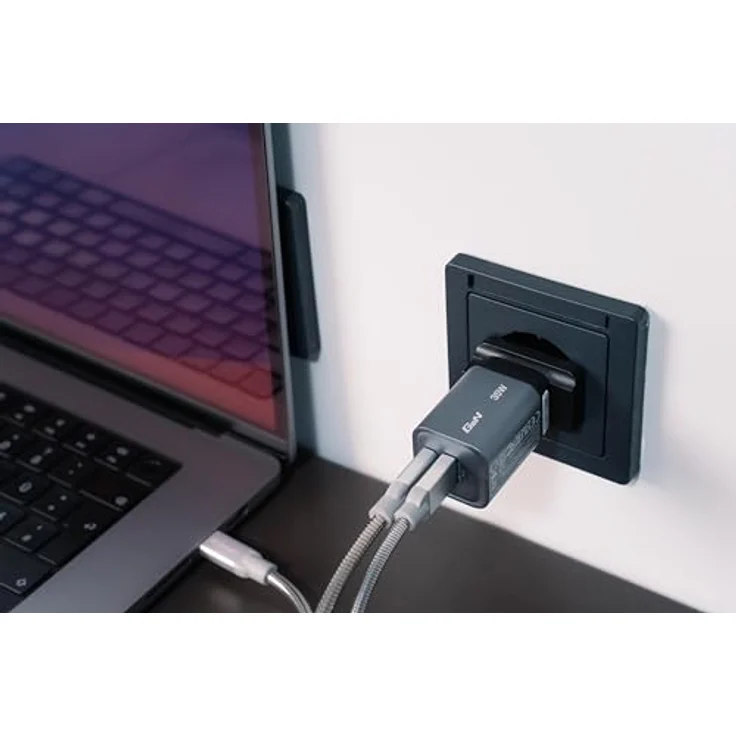 GNC-35 GaN Charger 35W with 1 x USB-C® PD 35W / 1 x USB-A QC 3.0 (EU/UK/US) – Bild 4