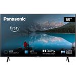 Panasonic TX-85MXW834, 85 Zoll 4K Ultra HD LED Smart TV, High Dynamic Range (HDR), Dolby Atmos & Dolby Vision, Fire TV, Prime Video, Alexa, Netflix, Game Modus, Schwarz