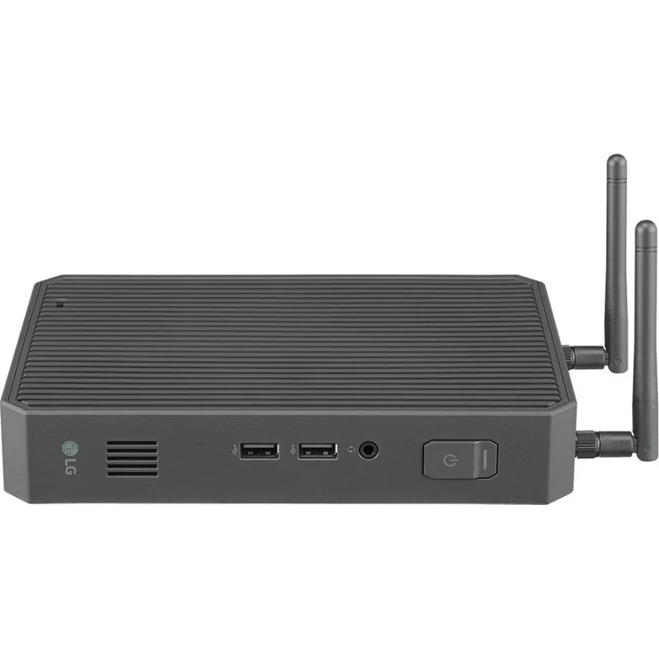 LG Thin Client Box CQ601I-6P, Intel Pentium Silver N6005, 8 GB RAM, 16 GB eMMC, Igel OS, kompakt und energieeffizient, Schwarz